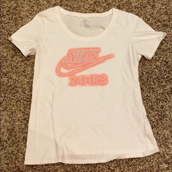 pink and white nike outfit